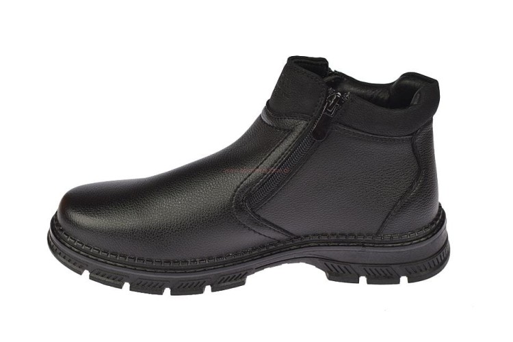 Skotnicki sztyblety męskie B-4-0754 eleganckie czarne