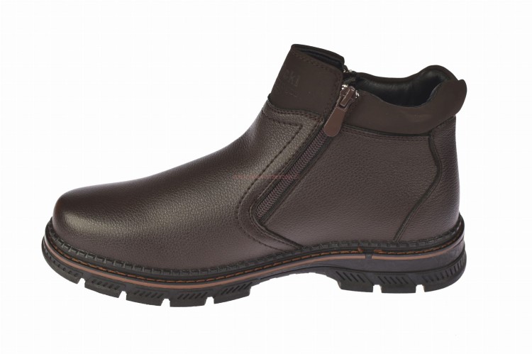 Skotnicki sztyblety męskie B-4-0754 eleganckie brązowe