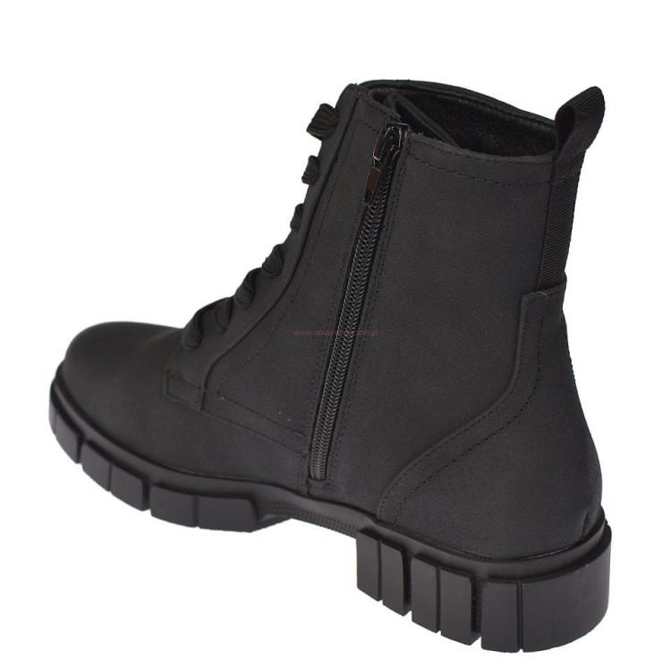 Botki wysokie Skotnicki B-3-1347 czarne matowe widok 3-4