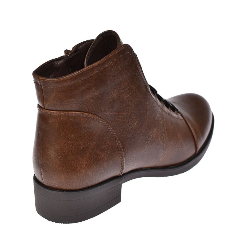 trzewiki damskie krótkie ocieplane na suwak