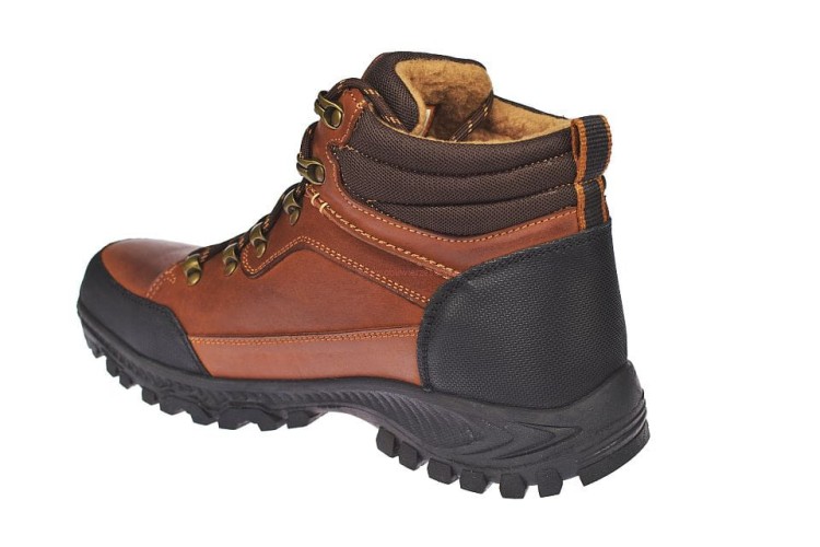 American CY129 – tył butów męskich brązowych