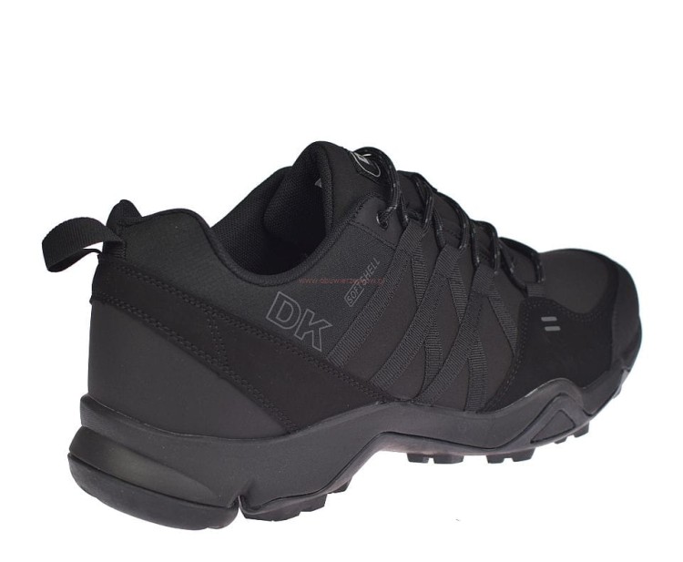 Męskie sneakersy trekkingowe DK VB17282 czarne sznurowane