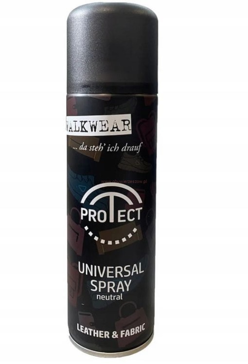 Bezbarwny spray do ochrony butów, nubuku, zamszu i tkanin