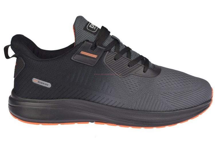 Szare męskie buty sportowe z lekką podeszwą EVA