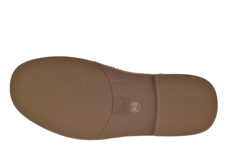 Buty męskie Jankowski camel – antypoślizgowa podeszwa styrogumowa