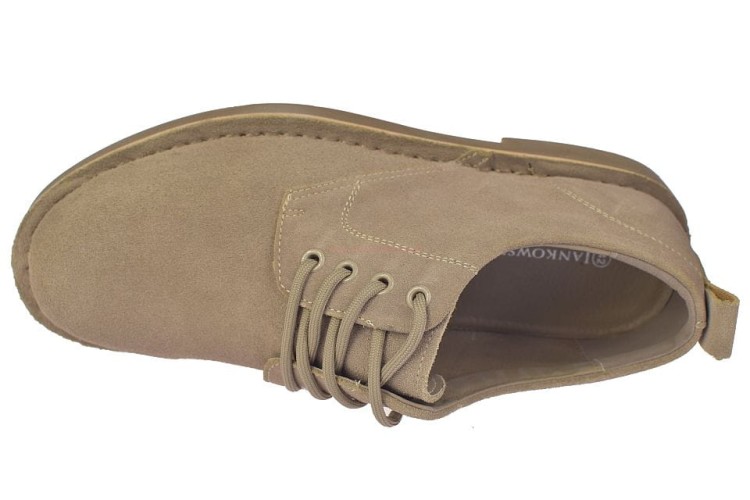 Wnętrze półbutów Jankowski JR/P-4-601 beżowych skórzana wkładka