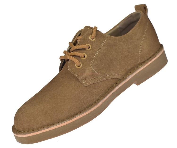 Półbuty męskie skórzane Jankowski zamszowe