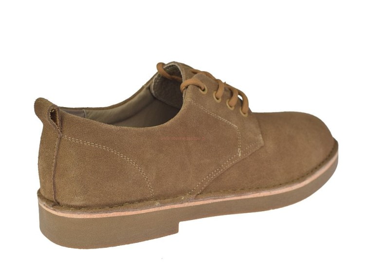 Półbuty męskie Jankowski JK/P-4-601 camel widok z przodu