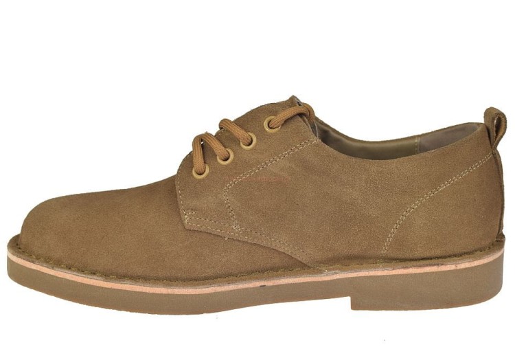 Skórzane półbuty męskie camelowe Jankowski sznurowane