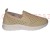 Beżowe buty damskie Skotnicki slip on z ażurową cholewką, wygodne obuwie codzienne na spacer po mieście