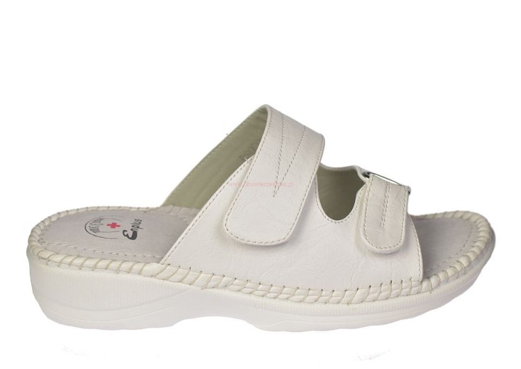 Profilowana wkładka skórzana w klapkach medycznych Enplus