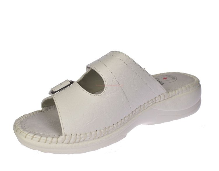 Klapki damskie z krzyżykiem Enplus zdrowotne