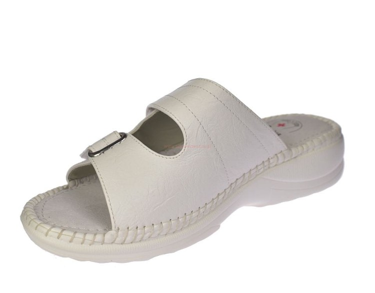 Klapki zdrowotne damskie z krzyżykiem Enplus