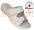 Białe klapki medyczne damskie Enplus RS006-2 na rzepy