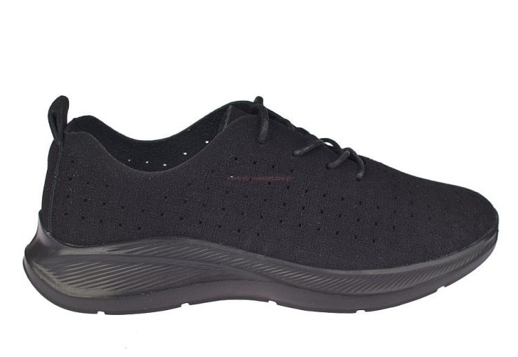 sneakersy damskie czarne na lekkiej podeszwie EVA