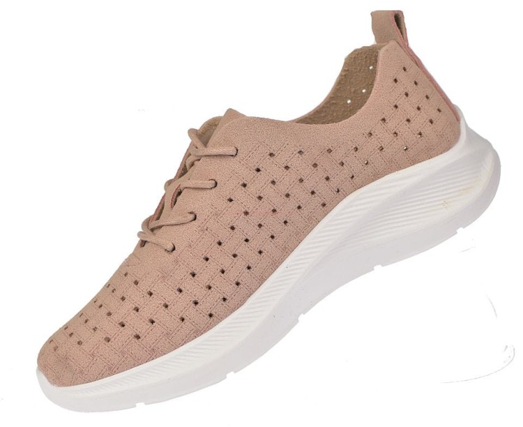 Sneakersy damskie sznurowane Skotnicki w kolorze różowym