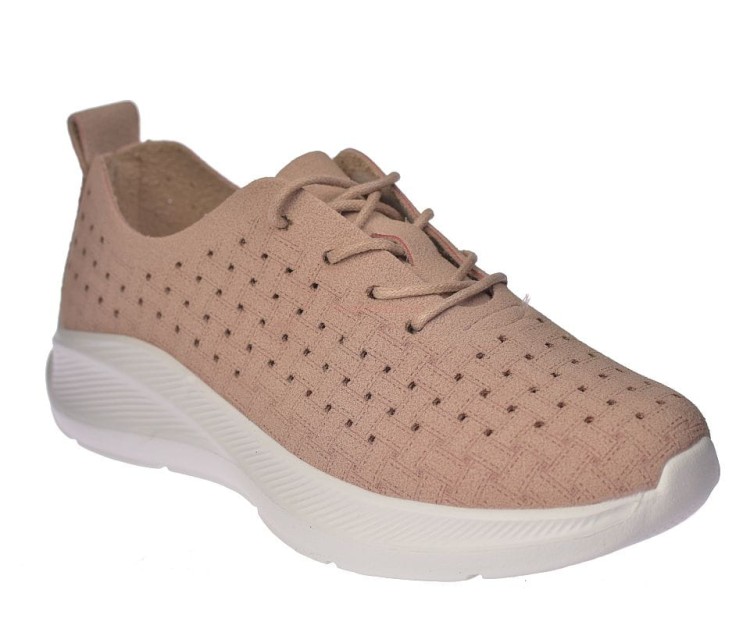 Ażurowe sneakersy damskie Skotnicki na co dzień