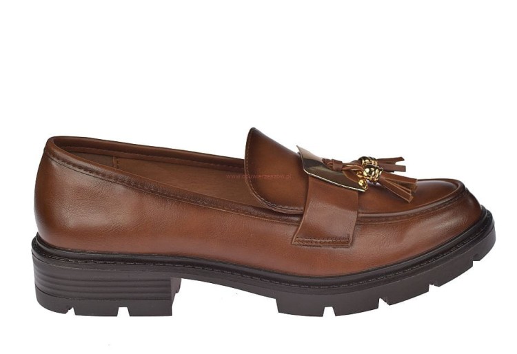 Wygodne loafersy damskie Skotnicki skórzana wkładka