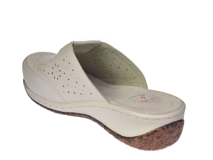 Klapki medyczne damskie na koturnie Enplus