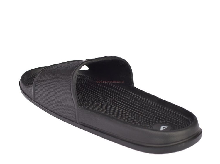 Klapki akupresurowe męskie American Club czarne