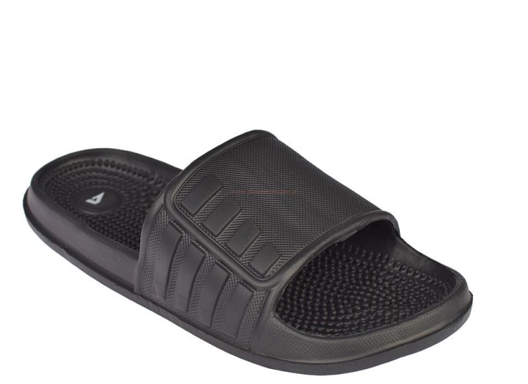 Klapki zdrowotne z akupresurą męskie czarne