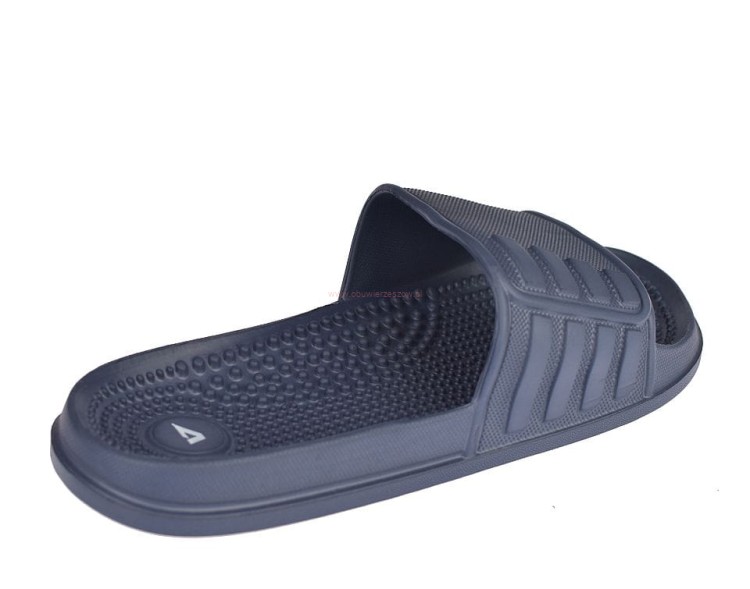 Granatowe klapki akupresurowe męskie American Club