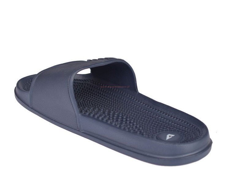 Klapki masujące poprawiające krążenie granatowe