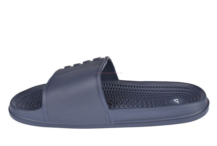 Klapki rehabilitacyjne męskie z kolcami granatowe