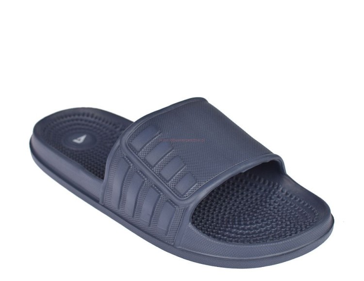 Granatowe klapki masujące stopy męskie