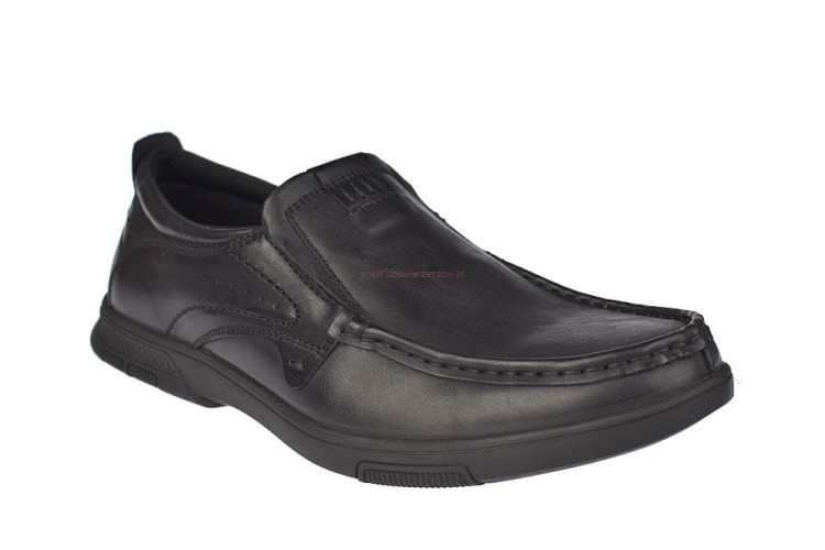 Komfortowe mokasyny męskie American Club z tekstylnym wnętrzem