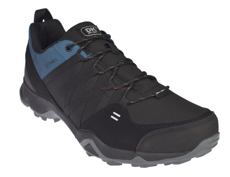 Czarne buty trekkingowe męskie DK VB17282 podeszwa DK TECH