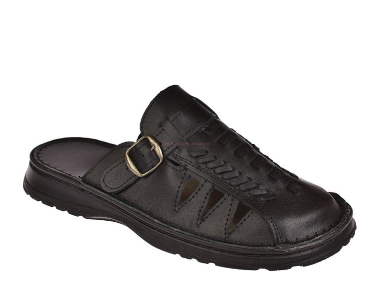 klapki męskie komfortowe skórzane Polskie