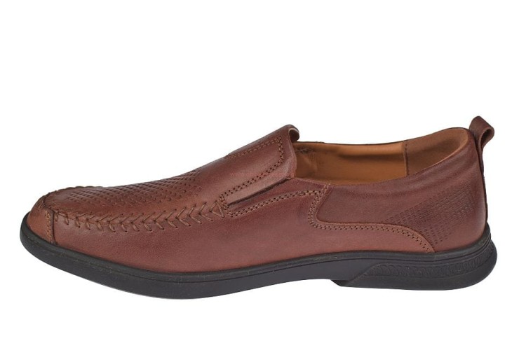 Wsuwane mokasyny męskie skórzane American