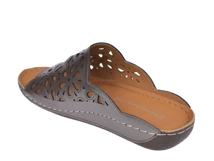 Lekka podeszwa z bieżnikiem w klapkach damskich