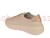 Modne beżowe sneakersy damskie styl casual wiosna lato