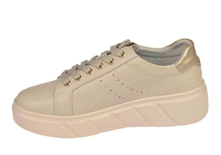 Skórzane buty sportowe damskie sneakersy suwak