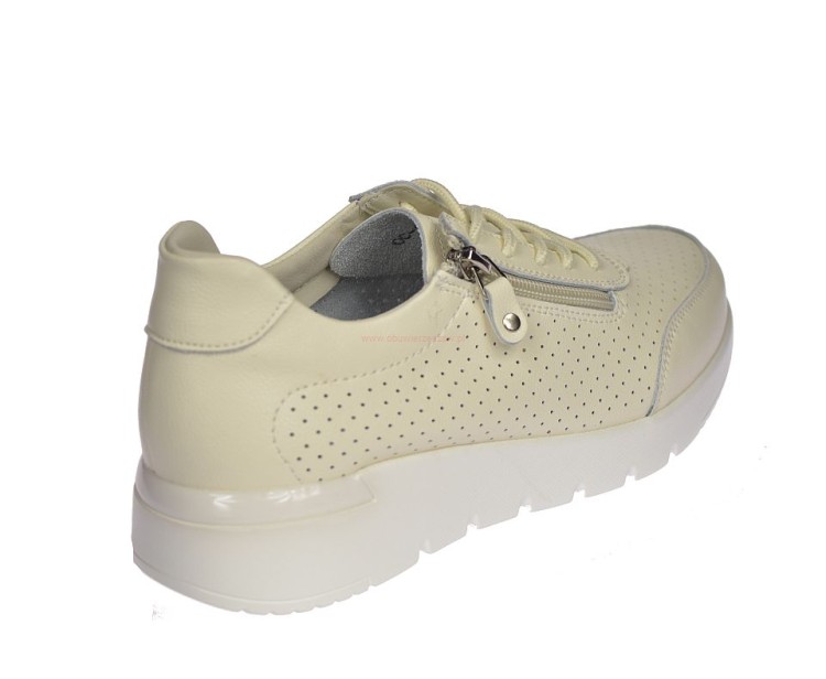 Damskie półbuty skórzane LADIE'S STYLE widok z boku