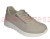 Sneakersy damskie szare na białej podeszwie profil zewnętrzny