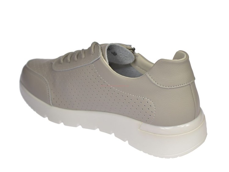 Ażurowa cholewka skóra licowa damskie buty sportowe