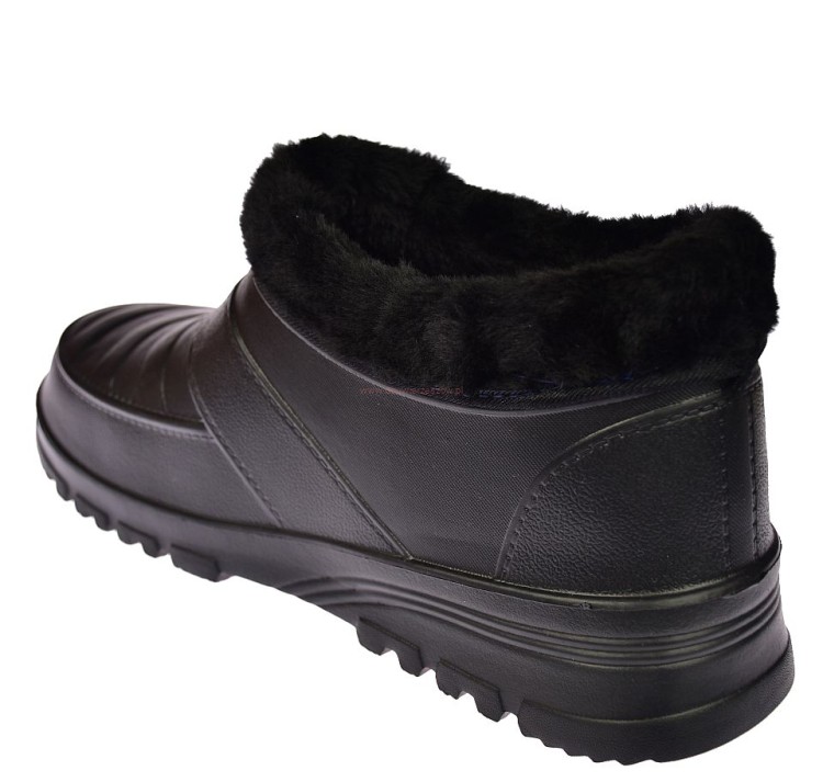 Czarne kalosze męskie wodoodporne EVA