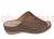 Klapki damskie do pracy w służbie zdrowia brązowe