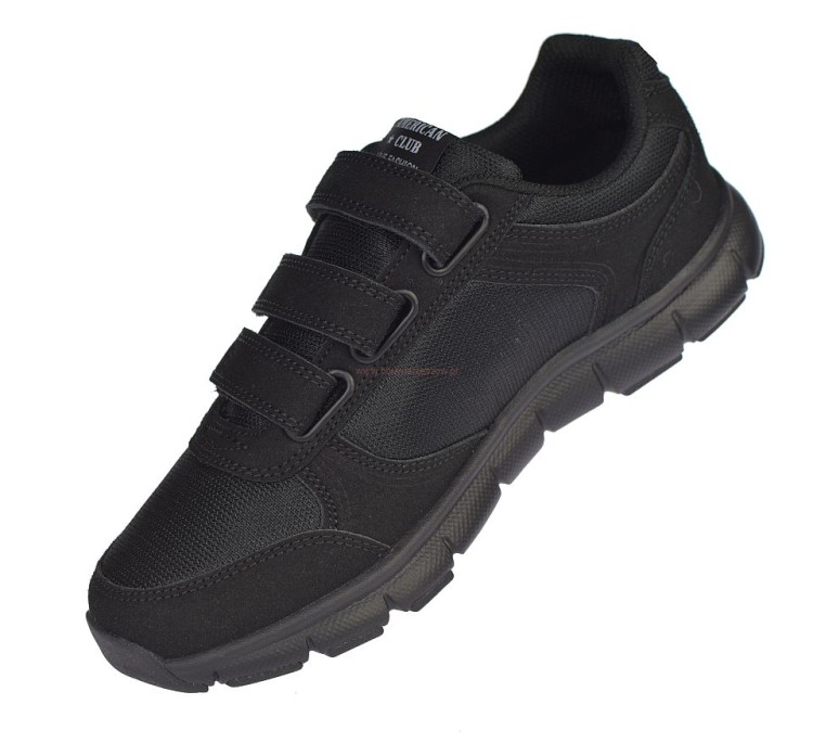 Sneakersy męskie HL 214 na rzepy Memory Foam