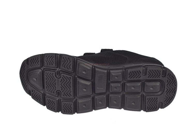 Czarne buty sportowe HL 214 z piankową podeszwą