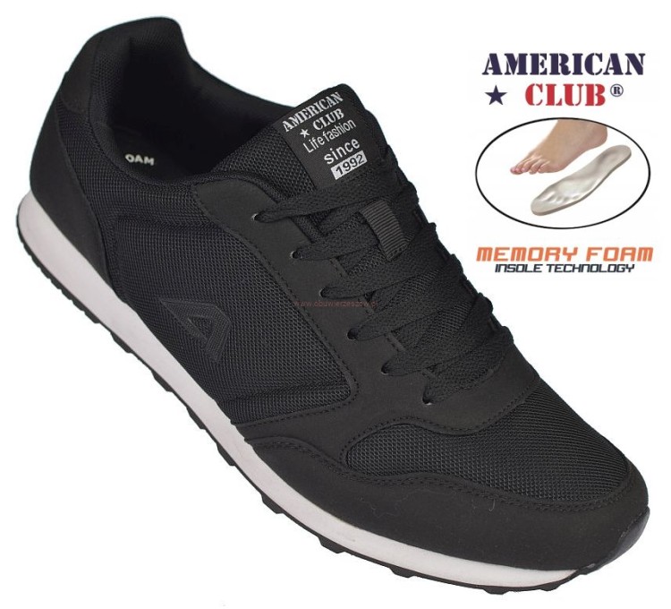 Duże buty sportowe męskie American WT134 siatkowe