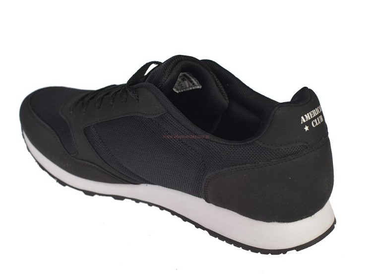 Buty męskie sportowe siateczkowe tył z logo