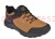 Detal cholewki softshell w butach trekkingowych camel