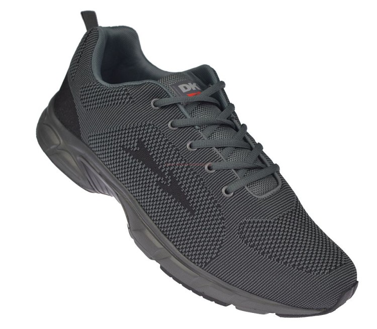 Duże buty sportowe męskie DK S1023 Flaxer szare