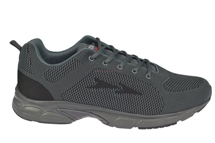 Duże buty sportowe męskie DK S1023 Flaxer szare – widok z boku