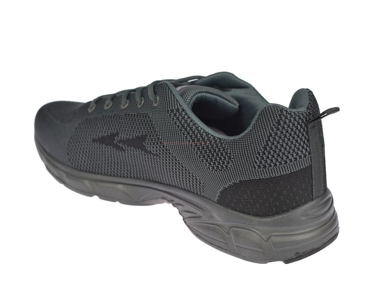Buty sportowe męskie Flaxer S1023 szare – widok z tyłu