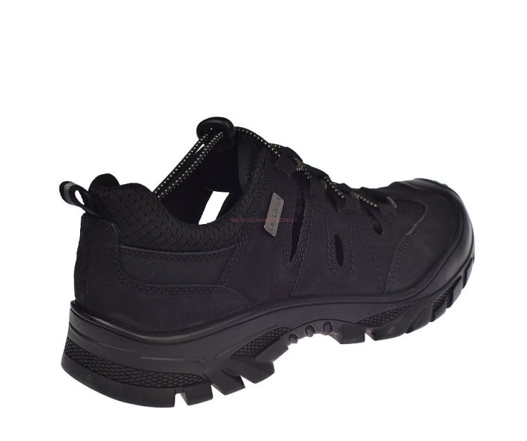 Buty trekkingowe męskie skórzane z wycinaną cholewką na lato.